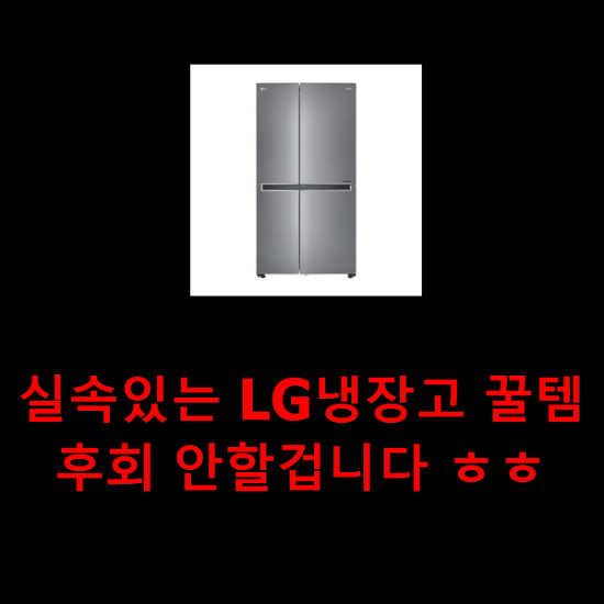 실속있는 LG냉장고 꿀템 후회 안할겁니다 ㅎㅎ