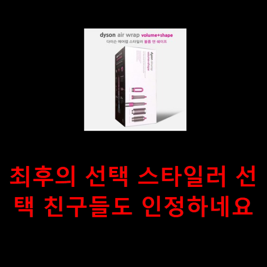 최후의 선택 스타일러 선택 친구들도 인정하네요 최후의 선택 스타일러 선택 친구들도 인정하네요