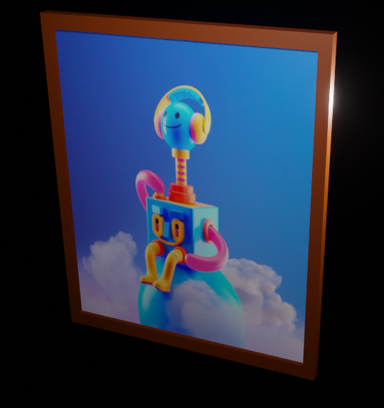  [Blender 3D] 1분 모델링 - 액자 만들기