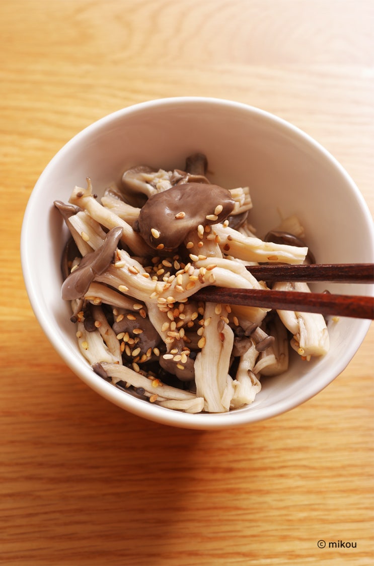  느타리버섯, 맛타리버섯 나물 만들기