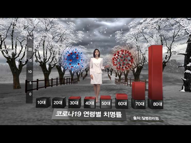  생로병사의 비밀 코로나: 숙성 배추와 사망률: 당뇨의 중증 위험도