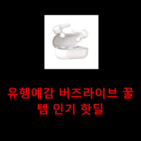 유행예감 버즈라이브 꿀템 인기 핫딜