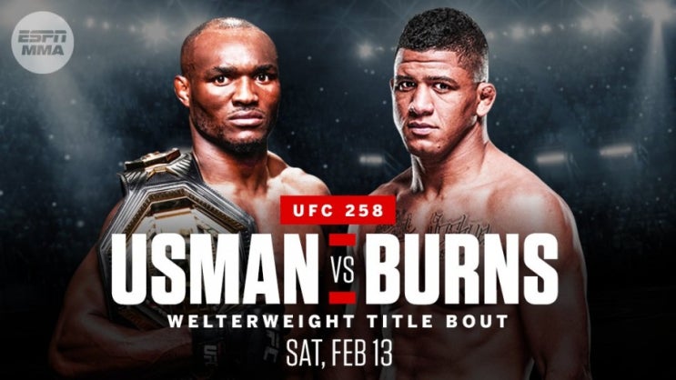 UFC 258: 카마루 우스만 vs 길버트 번즈 구두 동의(2월 14일) 등 MMA 뉴스