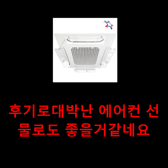 후기로대박난 에어컨 선물로도 좋을거같네요