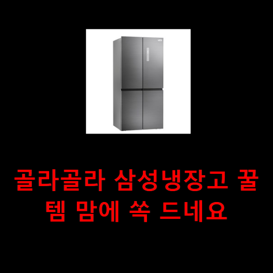 골라골라 삼성냉장고 꿀템 맘에 쏙 드네요 골라골라 삼성냉장고 꿀템 맘에 쏙 드네요