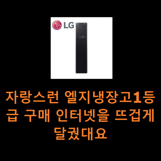 자랑스런 엘지냉장고1등급 구매 인터넷을 뜨겁게 달궜대요 자랑스런 엘지냉장고1등급 구매 인터넷을 뜨겁게 달궜대요