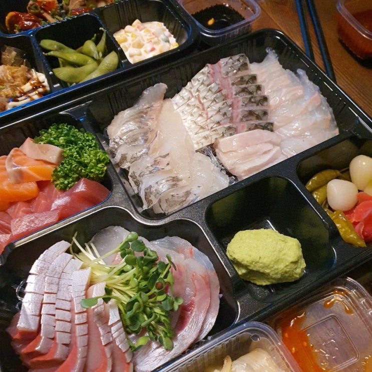  사하구 배달맛집 괴정동 "겸" 모듬회 중자 만족 !!