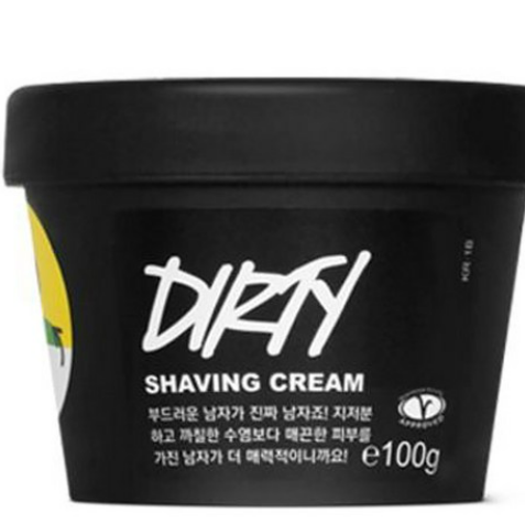  특별한 면도크림을 원하신다면                           러쉬  쉐이빙 크림