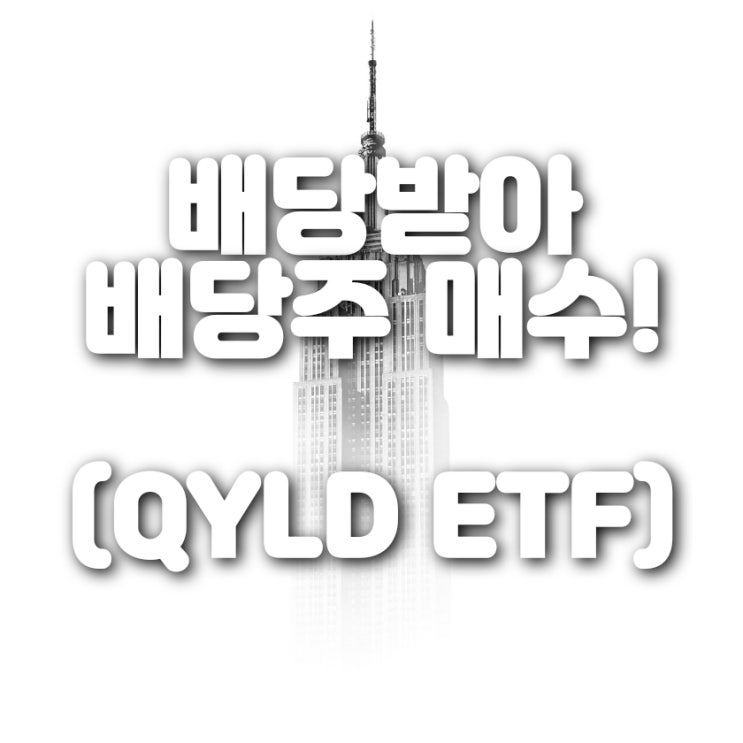  배당받아 배당주 QYLD ETF 매수하기 나이따