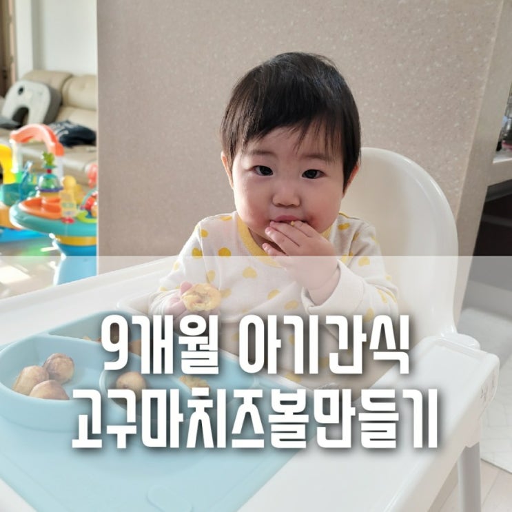 9개월 아기 고구마치즈볼 에어프라이어로 간단하게 만들기 9개월 아기 고구마치즈볼 에어프라이어로 간단하게 만들기