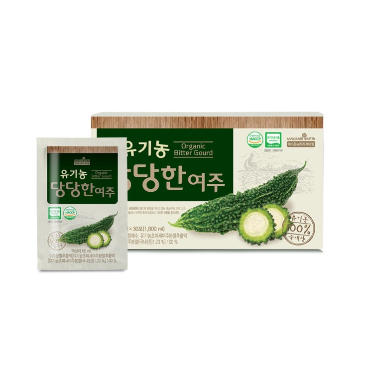 인기 많은 메이준뉴트리 유기농 당당한 여주즙, 60ml, 30개(로켓배송) 추천합니다