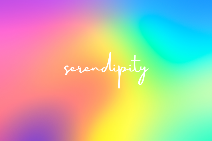 아름다운 컬러 색 그라데이션 "Serendipity 세렌디피티 우연한 발견" (4K 초고화질 고해상도 예쁜 컴퓨터 배경화면)