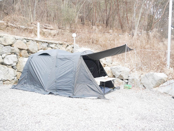  동계캠핑 장박 바닥공사 가성비 편
