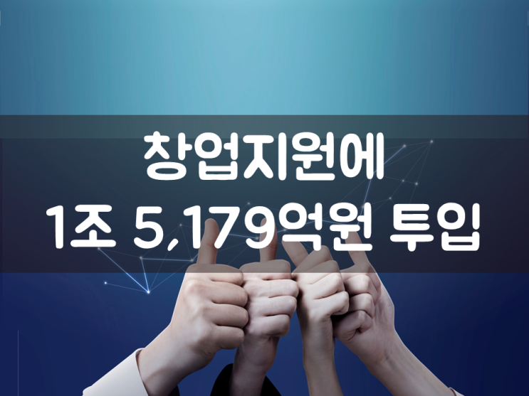  창업지원에 1조 5,179억원 투입