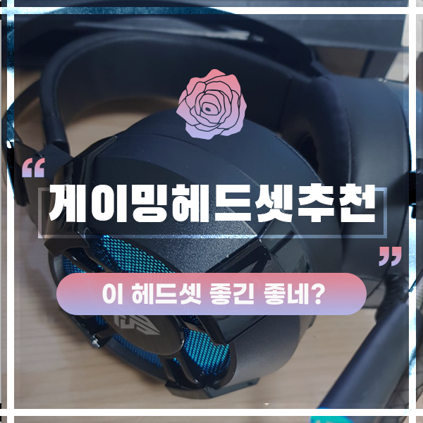  FANTECH HG11 CAPTAIN 7.1 게이밍 헤드셋 가성비 있어서 좋다?
