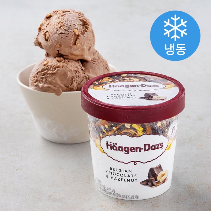 핵가성비 좋은 하겐다즈 벨지안 초콜릿 앤 헤이즐넛 아이스크림 파인트 (냉동), 473ml, 1개(로켓배송) ··· 핵가성비 좋은 하겐다즈 벨지안 초콜릿 앤 헤이즐넛 아이스크림 파인트 (냉동), 473ml, 1개(로켓배송) ···