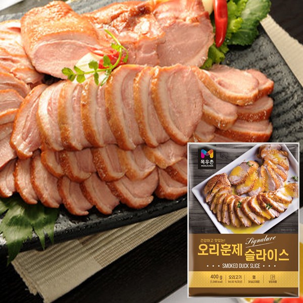 인기있는 목우촌 시그니처 오리훈제 슬라이스, 1개, 400g ··· 인기있는 목우촌 시그니처 오리훈제 슬라이스, 1개, 400g ···
