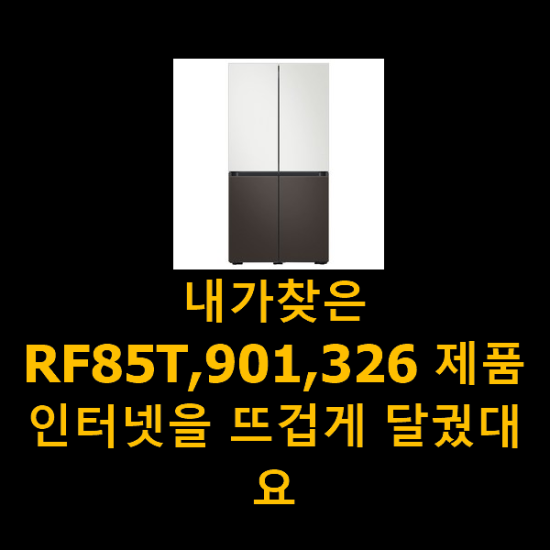 내가찾은 RF85T,901,326 제품 인터넷을 뜨겁게 달궜대요 내가찾은 RF85T,901,326 제품 인터넷을 뜨겁게 달궜대요