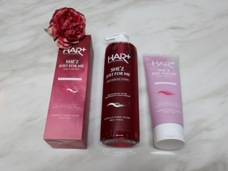  여성탈모샴푸 헤어플러스 HAIR+ 쉬즈 여성탈모세트