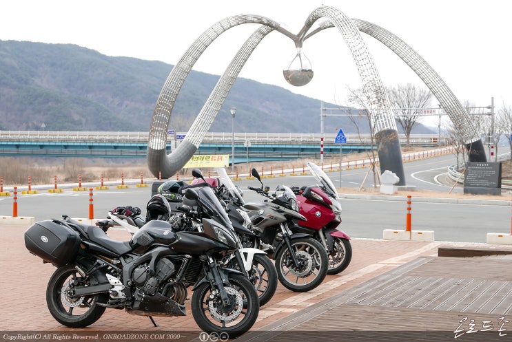 2021.01.03 합천창녕보에 들렀다가 합천 카페모토라드 찍고 오기. R1200RT,F700GS,NC700X,FZ-6S2