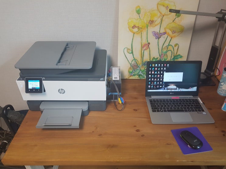  울산복합기임대 프린터임대 hp9010 무한프린터 임대합니다. - 울산 북구 송정동 가정용프린터 임대