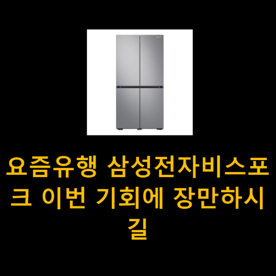 요즘유행 삼성전자비스포크 이번 기회에 장만하시길 요즘유행 삼성전자비스포크 이번 기회에 장만하시길
