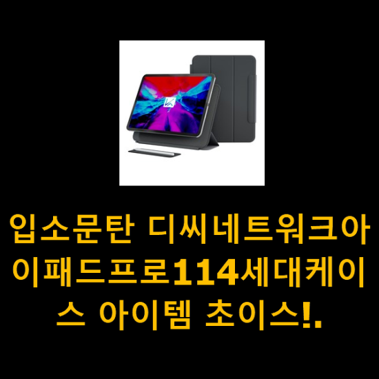 입소문탄 디씨네트워크아이패드프로114세대케이스 아이템 초이스!.