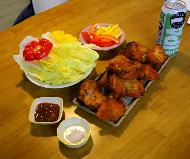  불타는닭갈비의 숯불닭갈비 집에서 택배로 즐기기~!