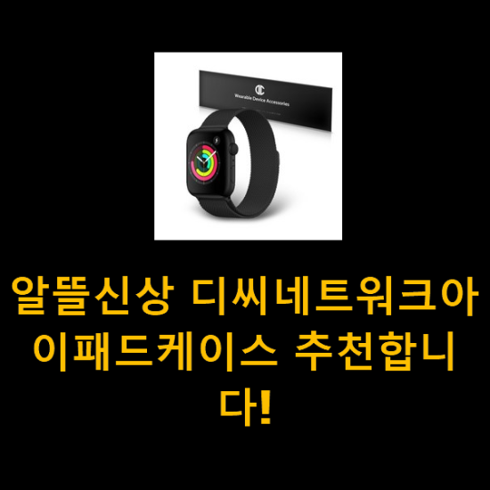 알뜰신상 디씨네트워크아이패드케이스 추천합니다!