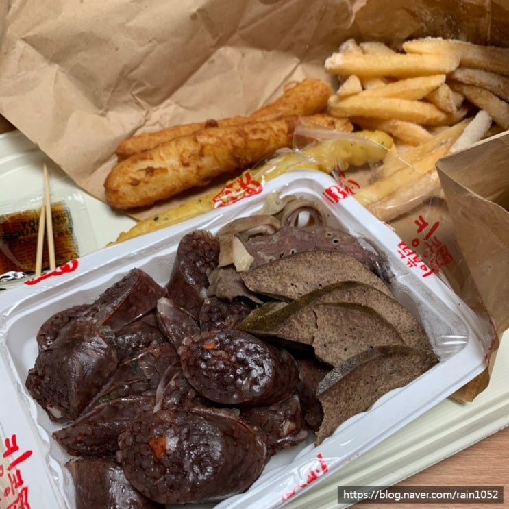  [킹오브떡볶이] 부개역 맛집(순대, 오징어튀김)