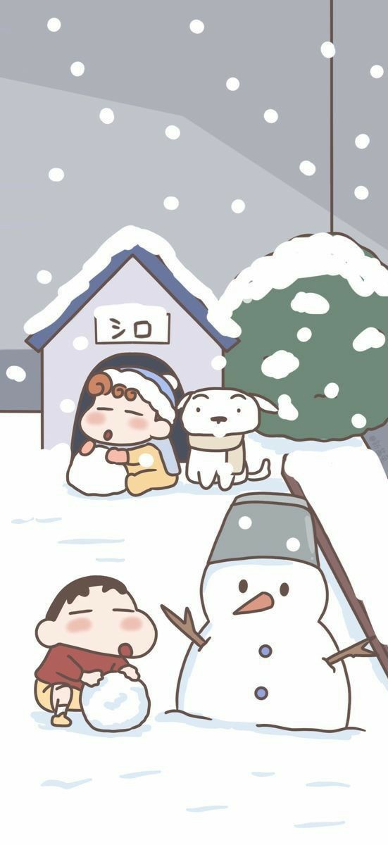 Shin Chan 01. 아이폰 짱구 고화질 겨울 배경화면 (Winter) : 네이버 블로그