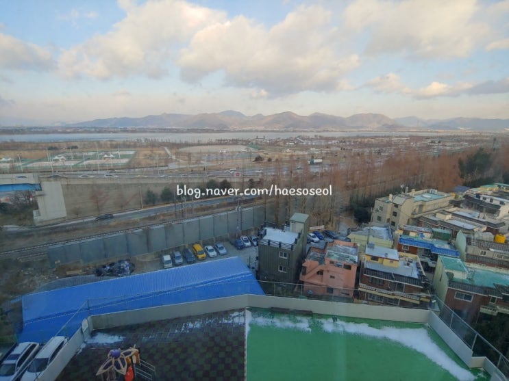  2021년 1월7일 부산날씨, 첫눈이 왔네요.