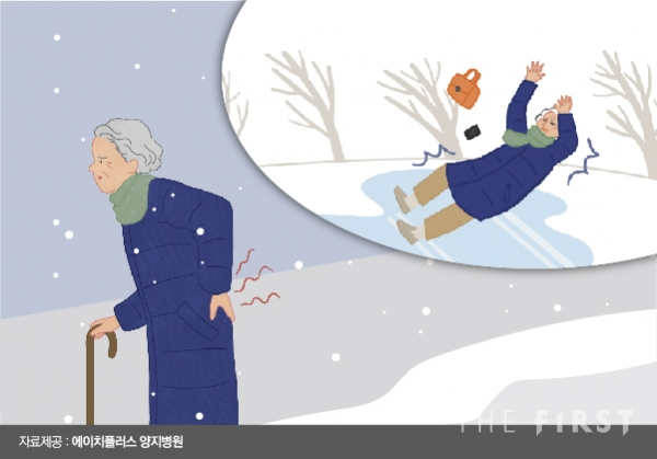 폭설과 혹한, 낙상 환자 속출 위험 "노인 뿐 아니라 중년여성도 낙상 주의해야" 폭설과 혹한, 낙상 환자 속출 위험 "노인 뿐 아니라 중년여성도 낙상 주의해야"