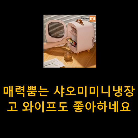 매력뿜는 샤오미미니냉장고 와이프도 좋아하네요 매력뿜는 샤오미미니냉장고 와이프도 좋아하네요