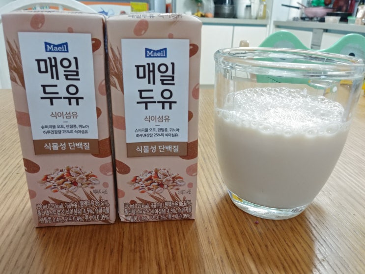  맛있게 먹으면 0칼로리_매일아침 매일두유 식이섬유