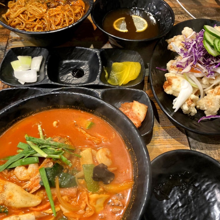  속초 맛집 중앙시장 맛집 도화 중식당 매운짜장면