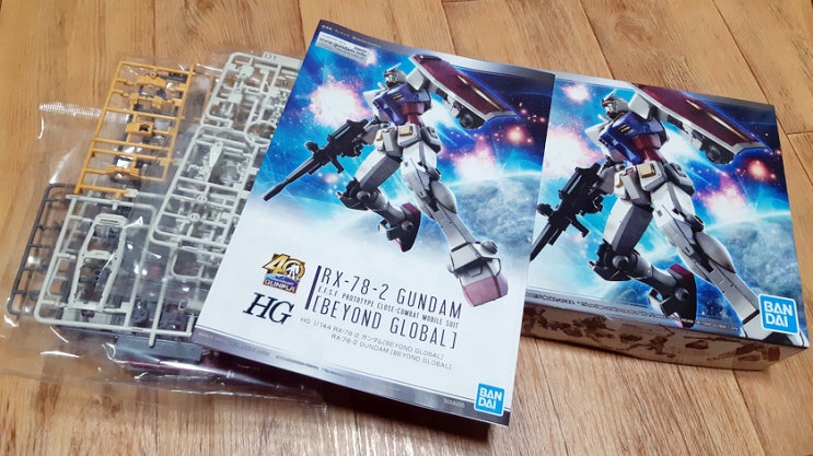 반다이 건프라 HG급 RX-78-2 퍼건 BEYOND GLOBAL을 만들어 보았습니다! 반다이 건프라 HG급 RX-78-2 퍼건 BEYOND GLOBAL을 만들어 보았습니다!