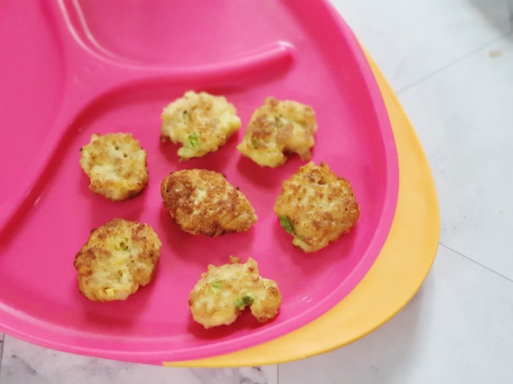  돌아기 유아식 식단 동그랑땡 핑거푸드로 활용