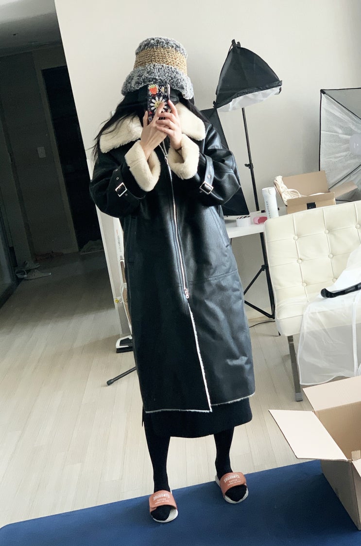  METAPHER 메타퍼 무스탕, MISU A BARBE 미수아바흐 모자 후기