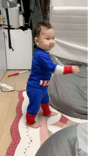  17개월차 아기 일상, 오늘도 눈구경, 눈놀이!