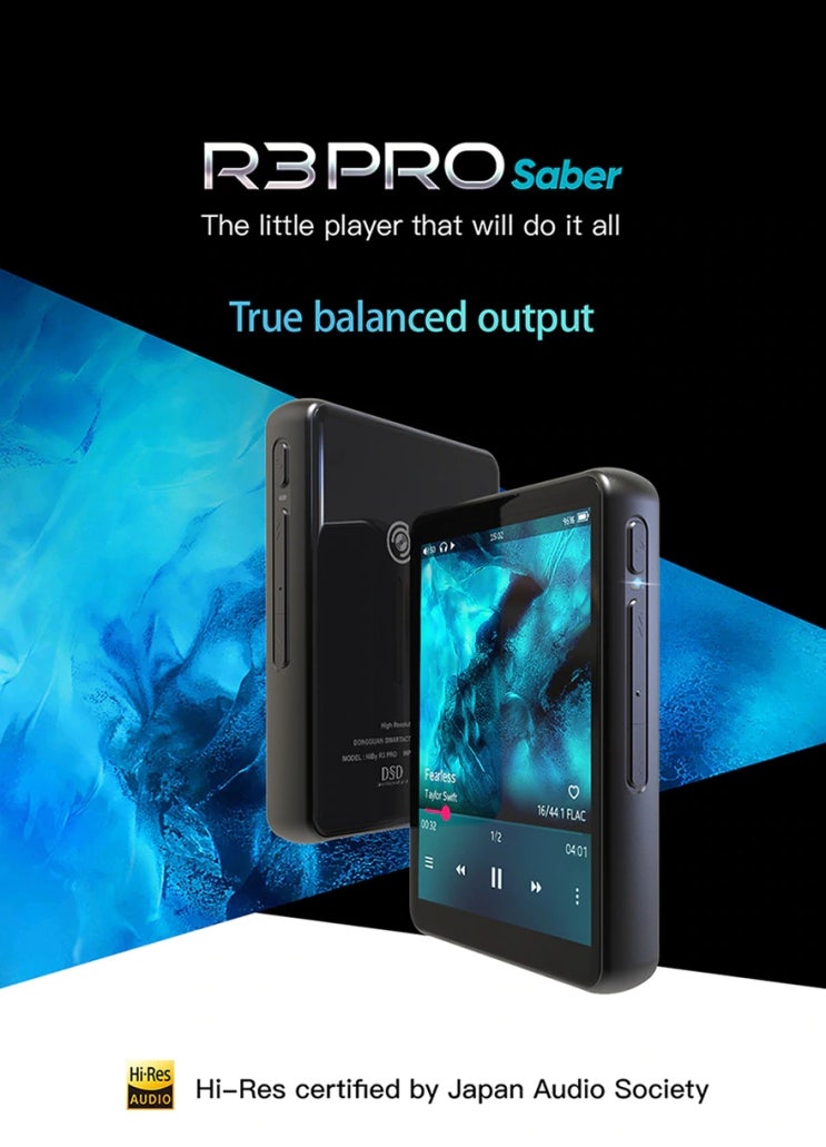  [drop.com] Hiby R3 pro Saber 하이레졸루션 뮤직 플레이어 $190 (한국직배송 $14.5)