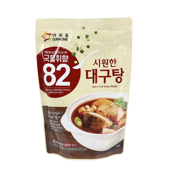 후기가 정말 좋은 (무료배송) 아워홈 시원한대구탕400g X 2 _G73, 단일상품 추천해요