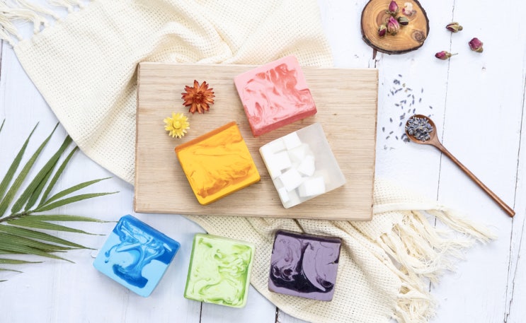  에코모닝(eccomorning)#사각 비누#square soap#글리세린#보습#다양한 향과 색