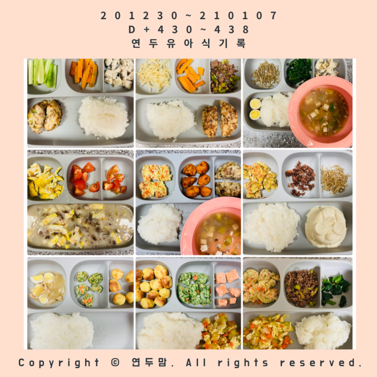 14개월 돌아기 유아식 식단 / D+430~438 기록 / 아기콩나물무침, 아기된장, 감자 고구마 단호박 치즈볼, 아기쌀국수, 아기계란찜, 아기계란국, 닭고기당근치즈볼, 슈렉소세지 14개월 돌아기 유아식 식단 / D+430~438 기록 / 아기콩나물무침, 아기된장, 감자 고구마 단호박 치즈볼, 아기쌀국수, 아기계란찜, 아기계란국, 닭고기당근치즈볼, 슈렉소세지