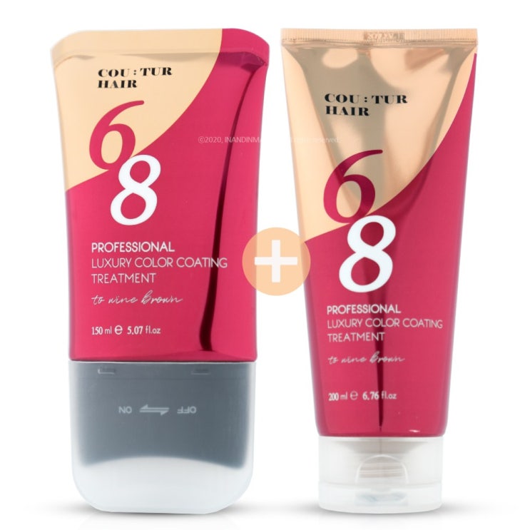 가성비 뛰어난 꾸띄르헤어 럭셔리 컬러코팅 트리트먼트 와인브라운 200ml+150ml, 1세트 ··· 가성비 뛰어난 꾸띄르헤어 럭셔리 컬러코팅 트리트먼트 와인브라운 200ml+150ml, 1세트 ···
