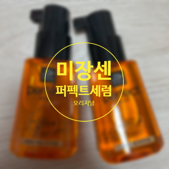 미장센 퍼펙트세럼으로 집에서 머릿결 관리