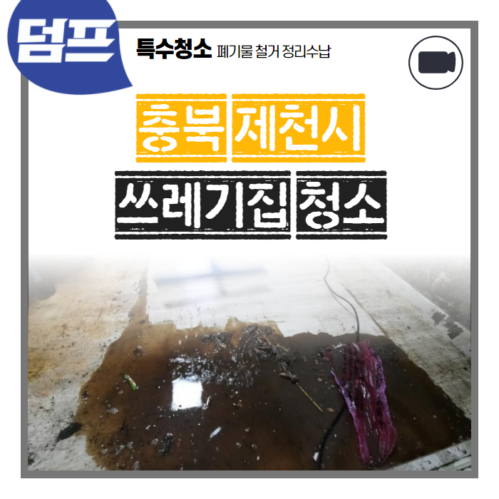 고난이도 쓰레기집, 쓰레기 가득 충북 제천 현장에 다녀왔어요!