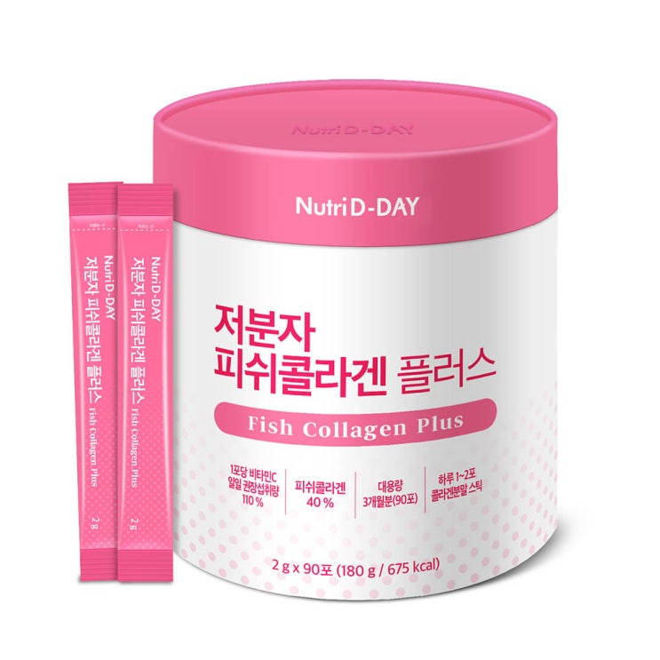 많이 팔린 뉴트리디데이 저분자 피쉬콜라겐 플러스, 180g, 1개(로켓배송) ···