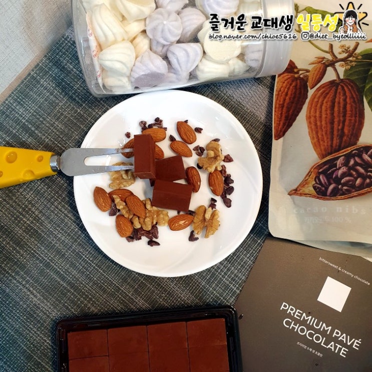  생초콜릿 추천 :: 애니베이크 신상 파베초콜릿 홈카페 디저트로 딱이야!