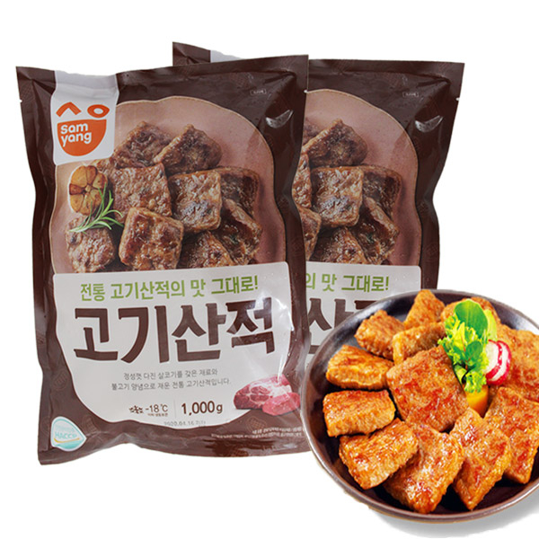 의외로 인기있는 삼양 고기산적 1kgX2팩, 2개, 1kg 추천합니다